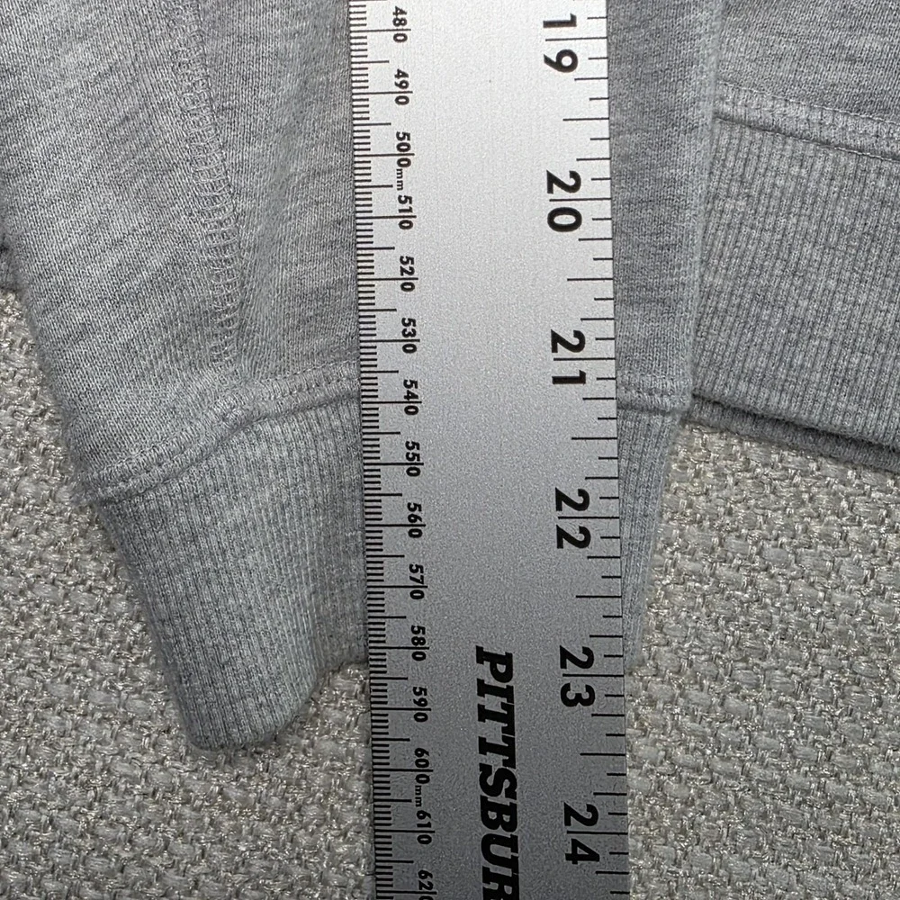 Vineyard Vines Sweater Mens S Gray Collegiate Shep Pullover Zip‎ Mock Sweatshirt
